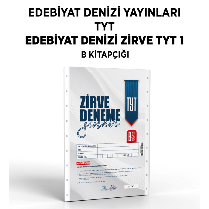 EDEBİYAT DENİZİ TYT SNV 1-B - 25-26